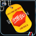 custom color printed dog tags in zinc alloy